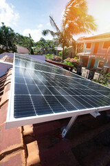 Solar panel generator array