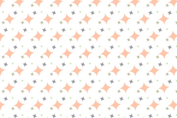 Background seamless pattern vector with cute pastel design for decorating, wallpaper, wrapping paper, fabric, backdrop and etc.