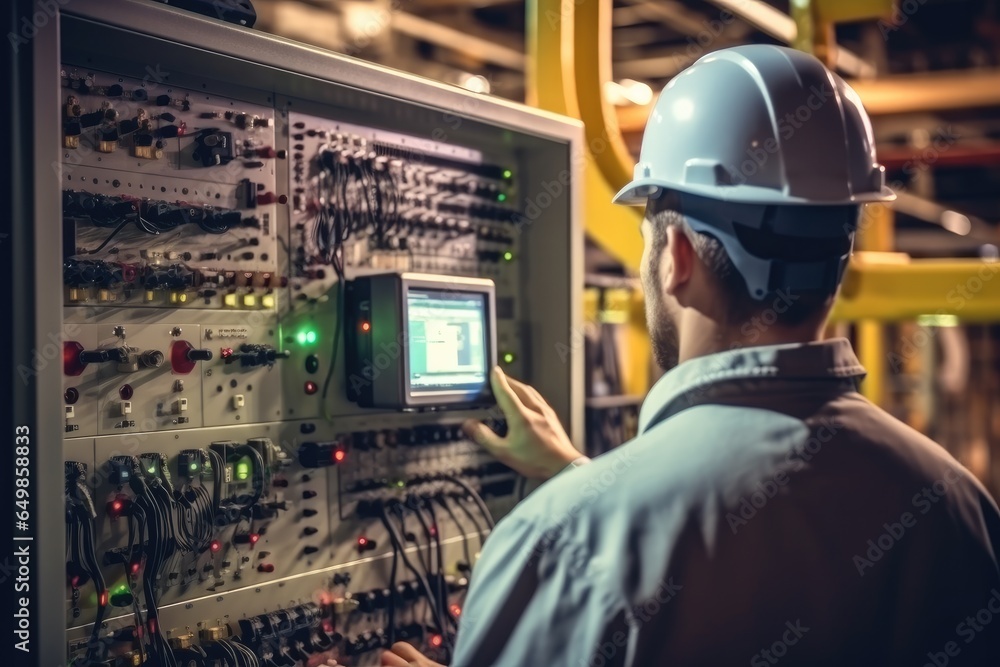 Poster Electronic Plant Engineer in charge of monitoring and maintaining the factory work system to keep it working there is no system disruption in production plant, Electrical Mechanical.