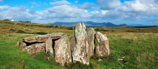 Ancient Dolmen Ruins; Ballinskelligs, County Kerry, Ireland