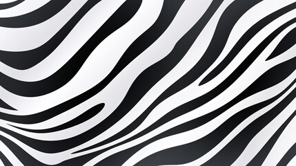 Canvas in Motion: Zebra Patterns Evolve on a White Background