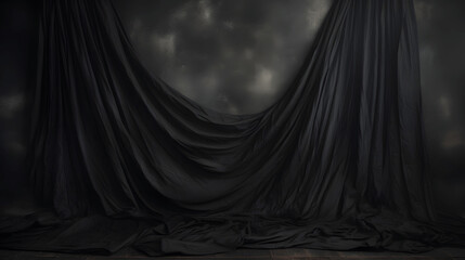 Black Silk Backdrop