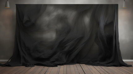 Black Silk Backdrop