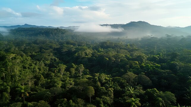 green french guiana rainforest illustration jungle natural, tree beautiful, plant outdoor green french guiana rainforest