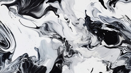 Abstract Art - Acrylic and Watercolor Flowing Blot