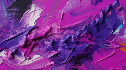 Vibrant Neon Purple - Abstract Texture Fragment