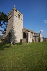 Fototapeta na wymiar Holy Trinity Church; Coverham Yorkshire England