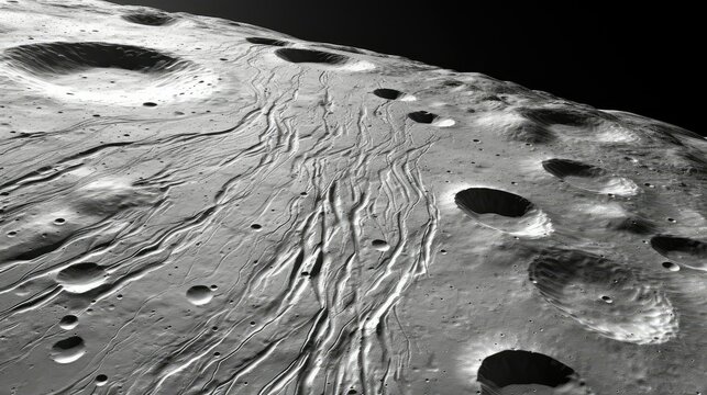 astronomy moon rilles dark illustration telescope crater, surface detail, luna background astronomy moon rilles dark