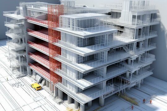 Utilizing BIM technology efficiently for end-to-end construction model creation. Generative AI