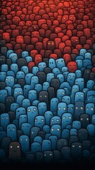 Blue Red and Black, the Odd One out, zombies.
