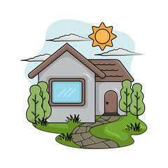 Illustration of home