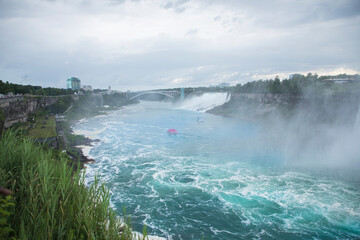 Beautiful view of Niagara Falls in Canada