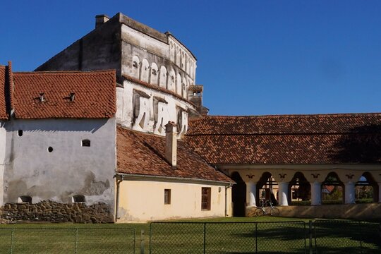 Detail - Evangelical Fortified Church from Prejmer, Brasov, Transylvania, Romania; UNESCO world cultural heritage	