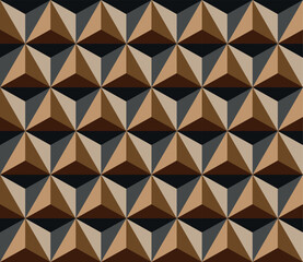 illusion effect triangular abstract modern pattern