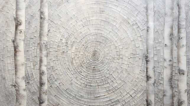  a picture of a tree trunk with a circular design on it.  generative ai
