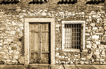 beautiful old door at a historic building