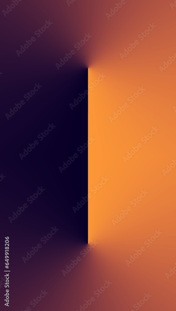 Poster abstract orange background with gradient and smooth transitions, smooth lines