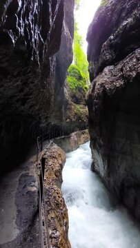 Partnachklamm in Garmisch-Partenkirchen, Bayern, Germany