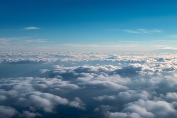 Fototapeta na wymiar Hazy skyscape with gradients and cloud formations. Generative AI