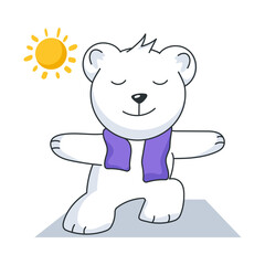Yoga Bear 