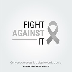 Radiate Hope Brain Cancer Awareness Design