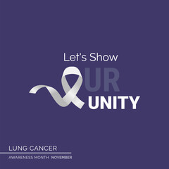 Crafting a Cure. Vector Background Lung Cancer Initiative