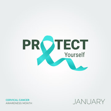 Triumph Over Cervical Cancer Challenges Vector Background Awareness Posters