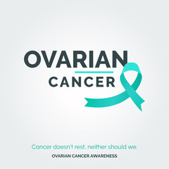 Triumph Over Ovarian Cancer Challenges. Awareness Posters