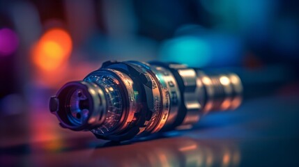 Obraz premium Efficient Illumination: Versatile Electric Lamp for Enhanced Visibility, generative AI