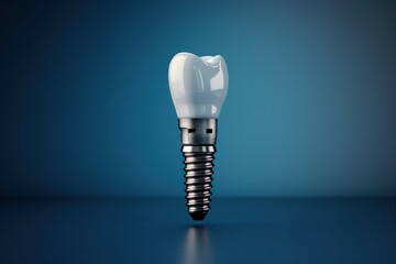 Lifelike Dental care implant. Care smile. Generate Ai