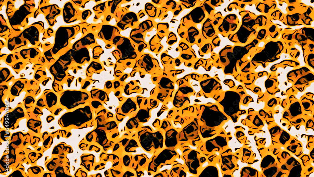 Poster abstract colorful surface with many small bubbles. motion. slowly moving soap foam.