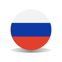russian flag icon design vector template
