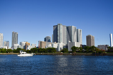 Fototapeta premium 東京ウオーターフロントの高層ビル群
