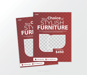 Minimalist Furniture Flyer Layout 