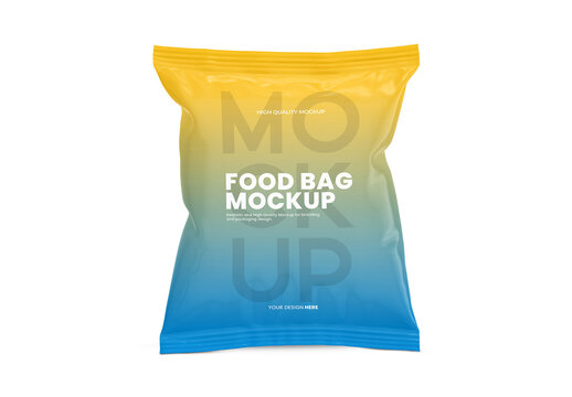 Small Snack Pack Mockup Front View