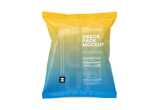 Small Snack Pack - Back View Mockup