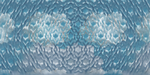  CloudySeamless geometric pattern background with  CloudyStyle Effect