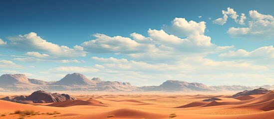 Naklejka premium Arid scenery