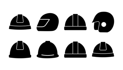 Fototapeta premium Helmet icon vector. safety helmet icon