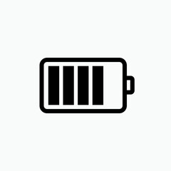 Battery Icon. Power, Energy Symbol. Applied for Design, Presentation, Website or Apps Elements.