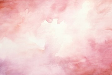 Fototapeta premium Abstract pink watercolor background, with white clouds, japanese traditional