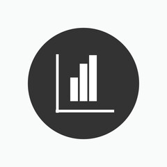 Chart Icon. Bar Diagram, Statistic. Business Analyze Symbol - Vector.

Keywords language: English