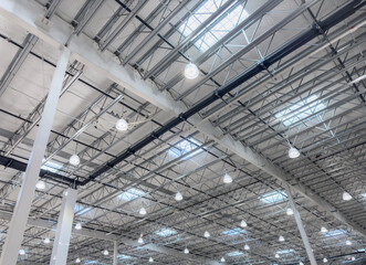 Industrial building ceiling detail