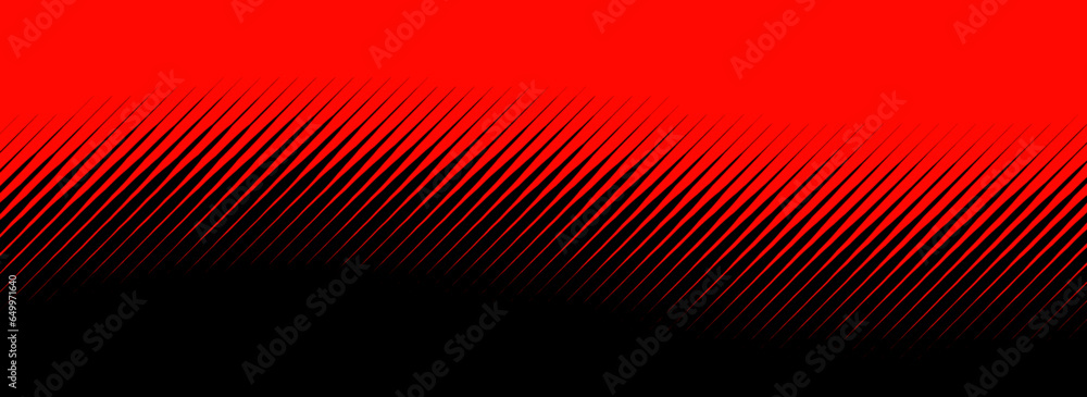 Poster black and red wavy gradient halftone backgrounds with space for text.