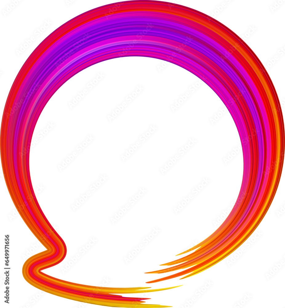 Poster abstract speech bubble with curve pink brush stroke texture gradient.
