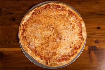 Large plain pizza