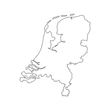 recommend clip art: Netherlands map icon vector