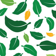 background icon of scattered leaves