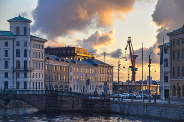 City of Gothenburg street architecture view in Sweden