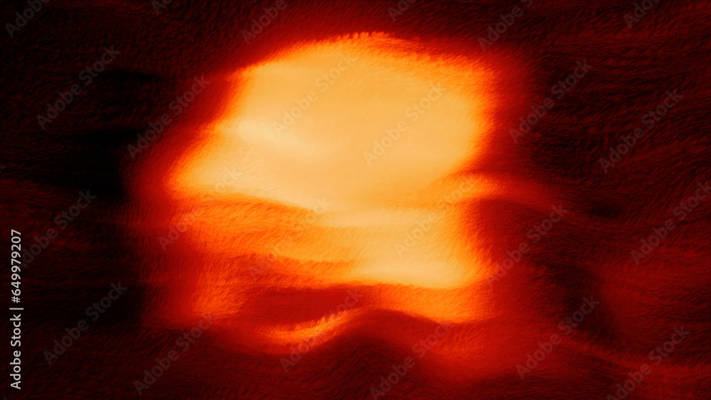 Aufkleber glowing shapes and wavy lines with glitch effect. motion. colorful background with light and shadows